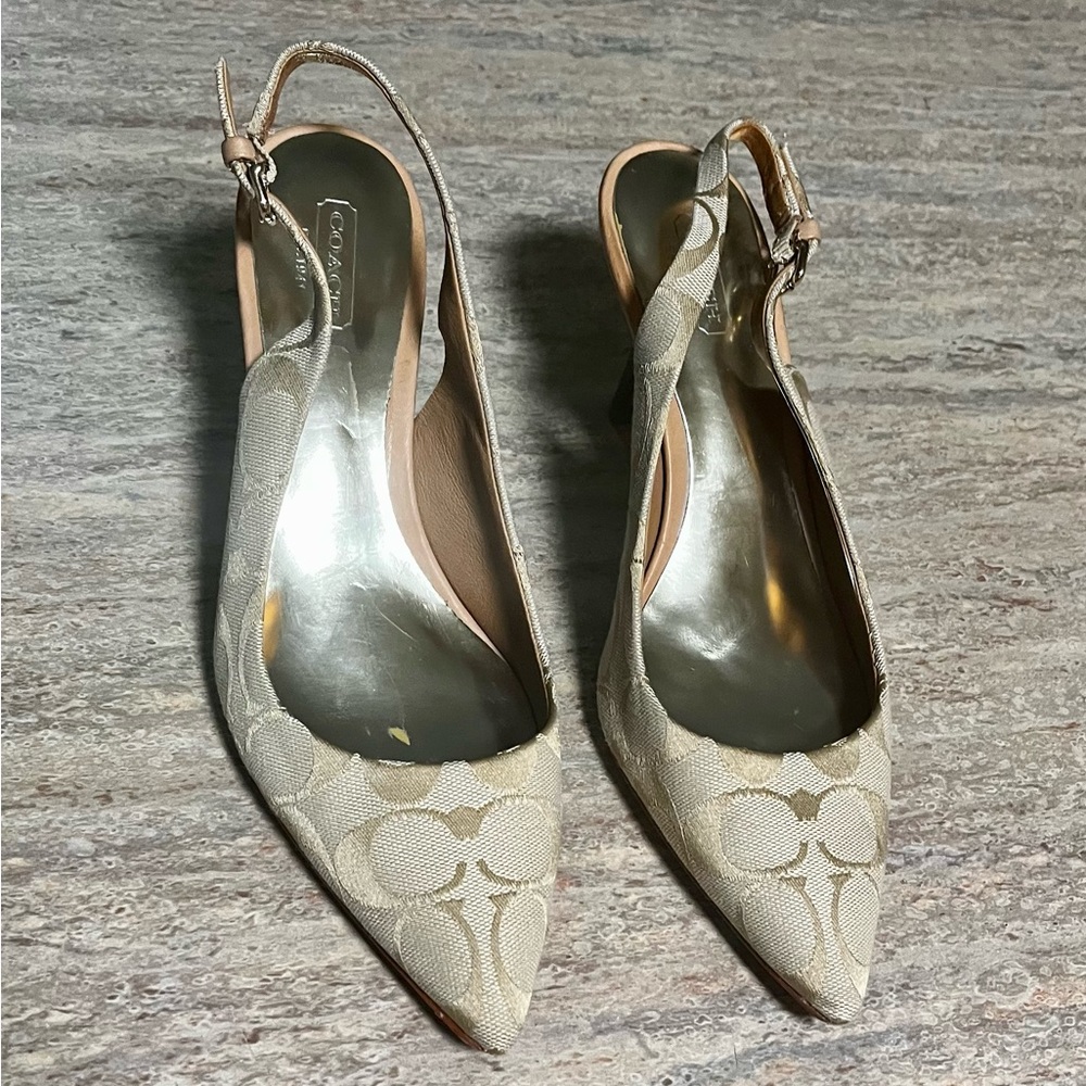 Coach Zarya heeled pointy sandals